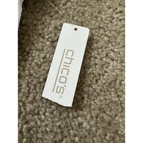 Chicos Weekends Button Up Polo Shirt Women’s Size 0 Alabaster Golf Short Sleeve - Picture 13 of 14